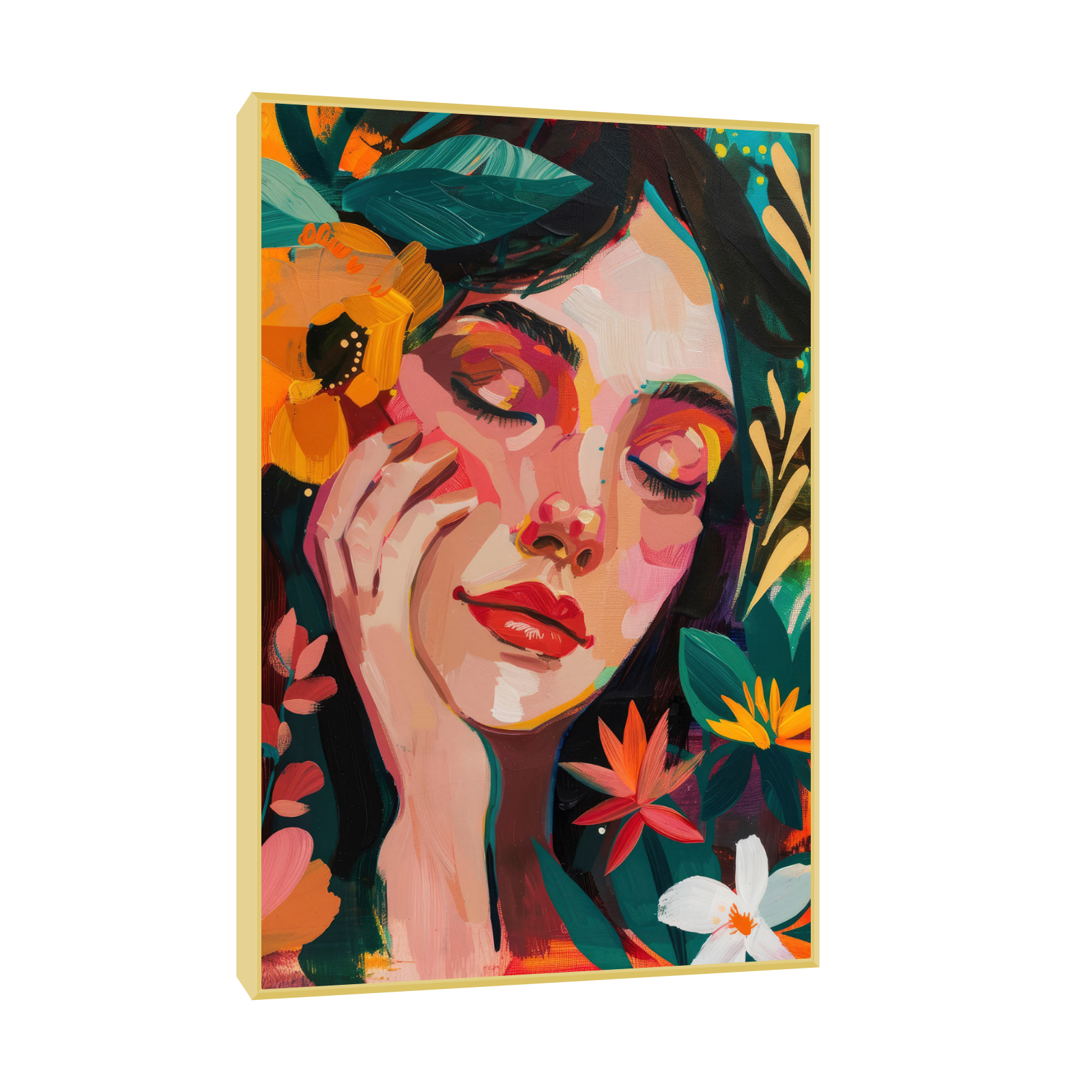 Miris boja – Portret žene u cvetnom okruženju