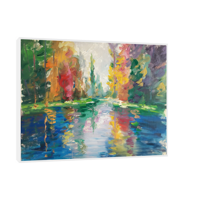 Umetnička slika ​Mirno Jezero na platnu - NS Canvas Shop