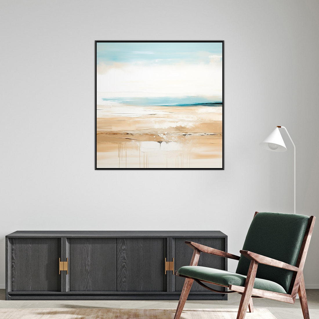 Umetnička slika ​Mirno more na platnu - NS Canvas Shop