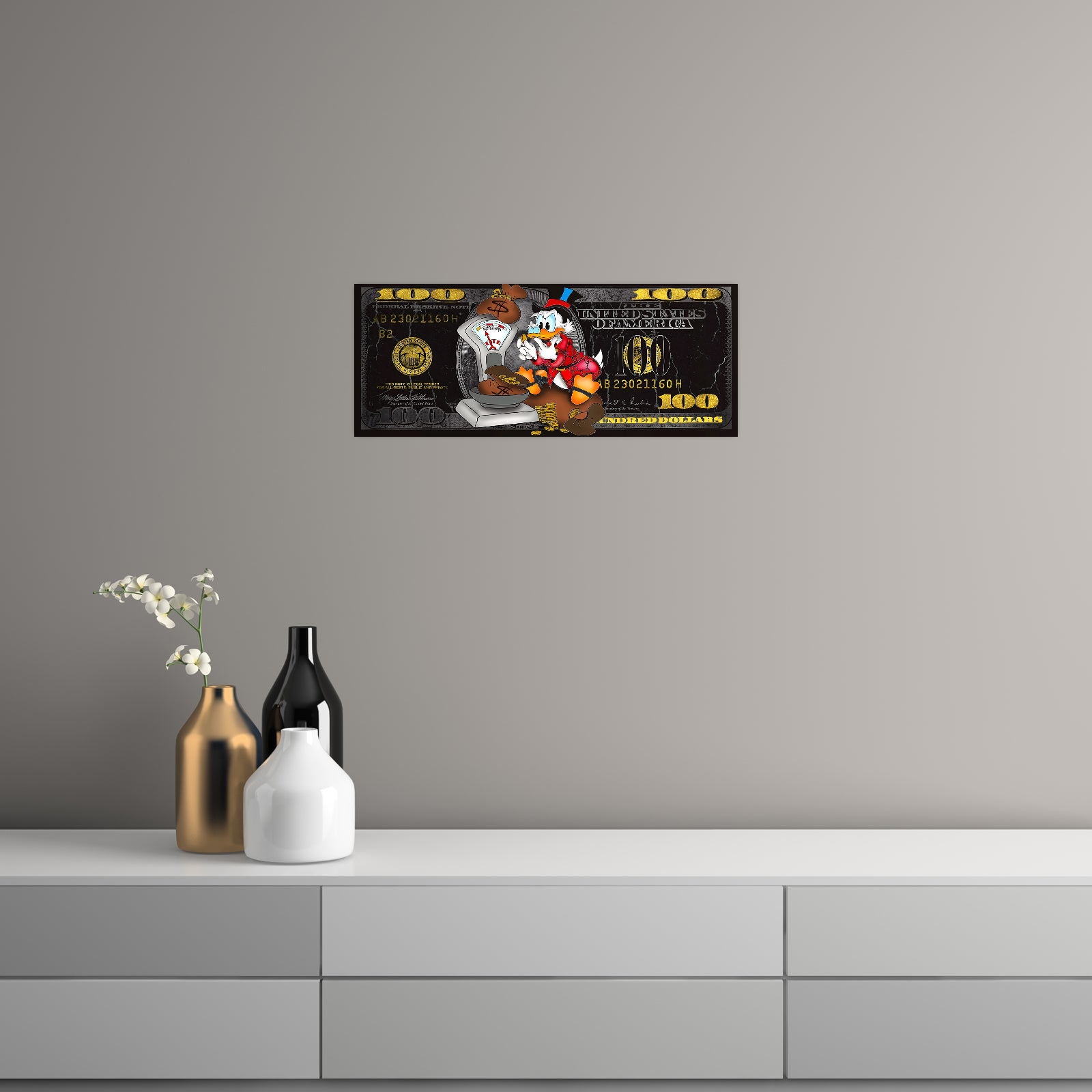 Money Balance – Pop Art Duck