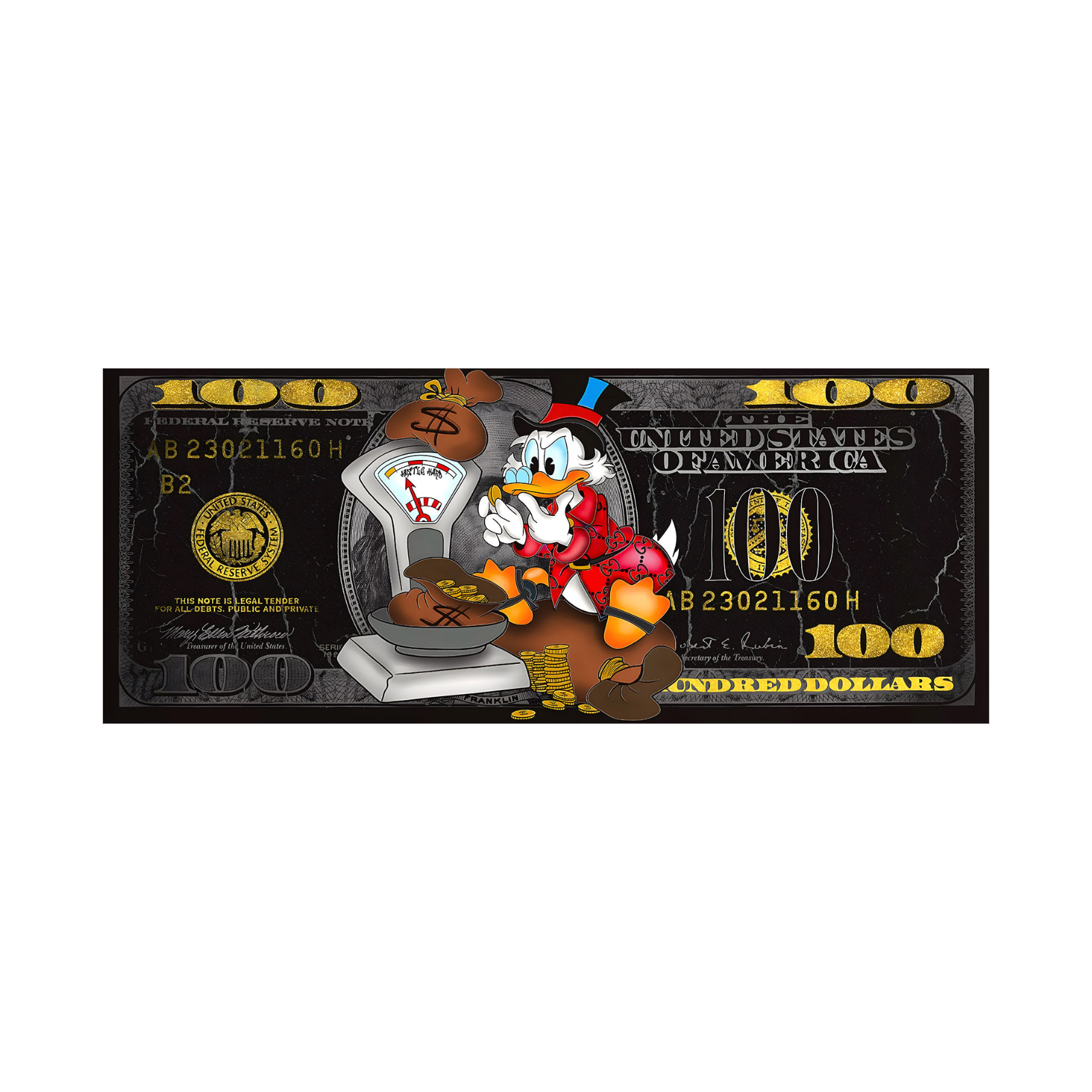 Money Balance – Pop Art Duck