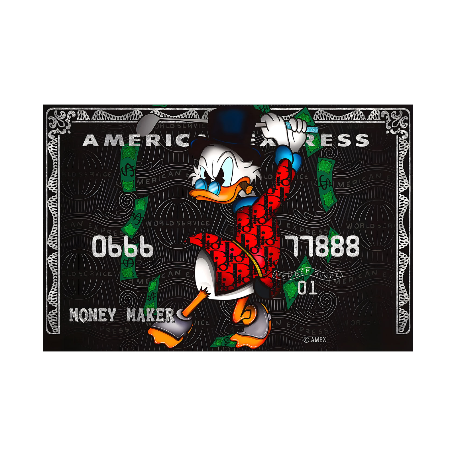 Money Maker – American Express Pop Art