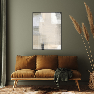 Umetnička slika ​Monohromne forme II na platnu - NS Canvas Shop