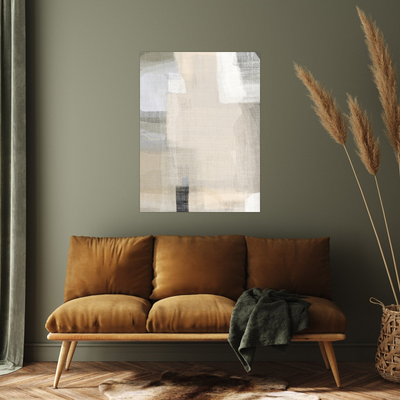 Umetnička slika ​Monohromne forme II na platnu - NS Canvas Shop