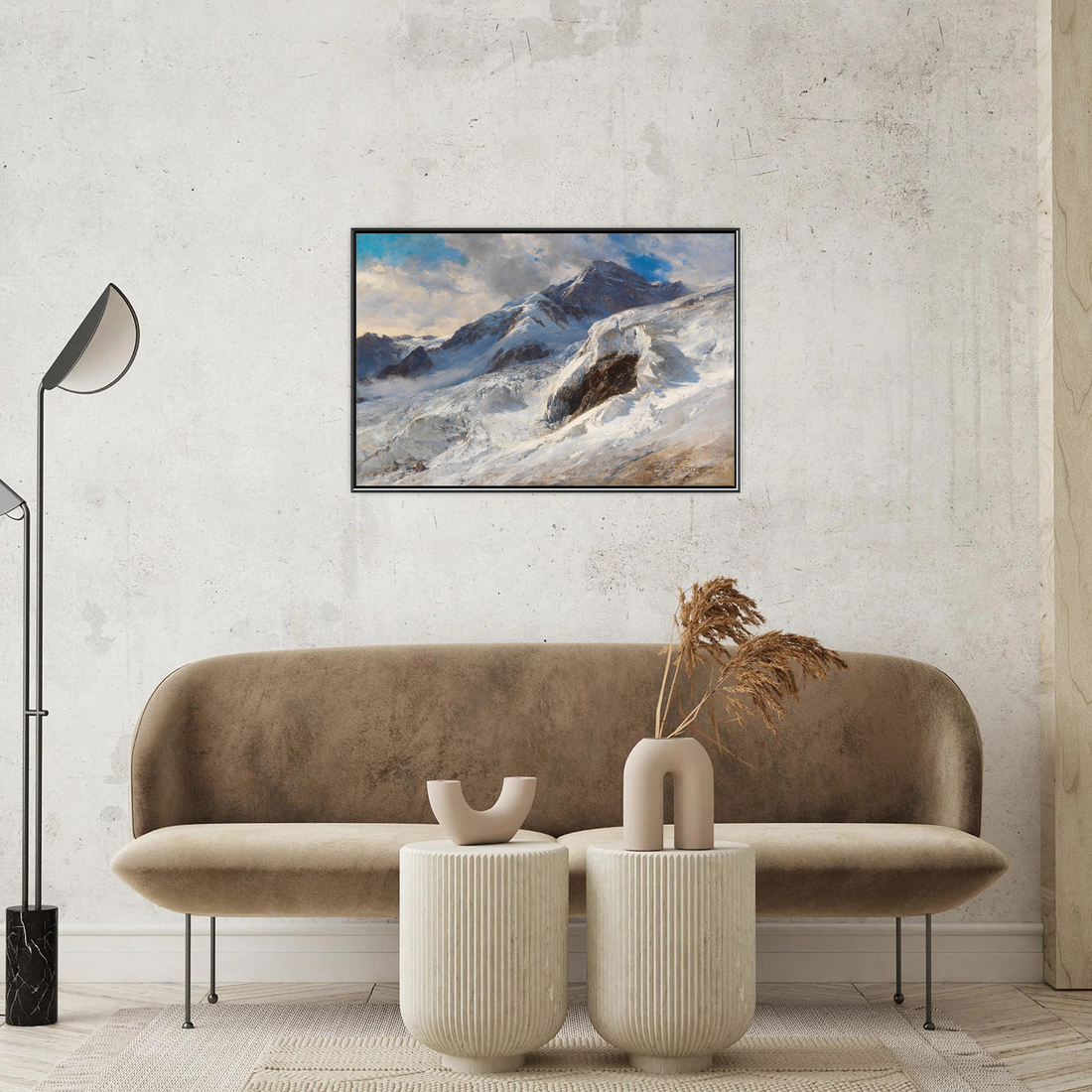 Umetnička slika ​Monte-Rosa, Edward Theodore Compton na platnu - NS Canvas Shop