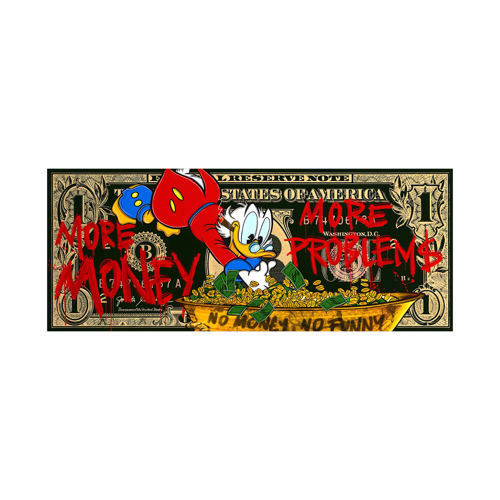 More Money More Problems – Pop Art Dollar Edition