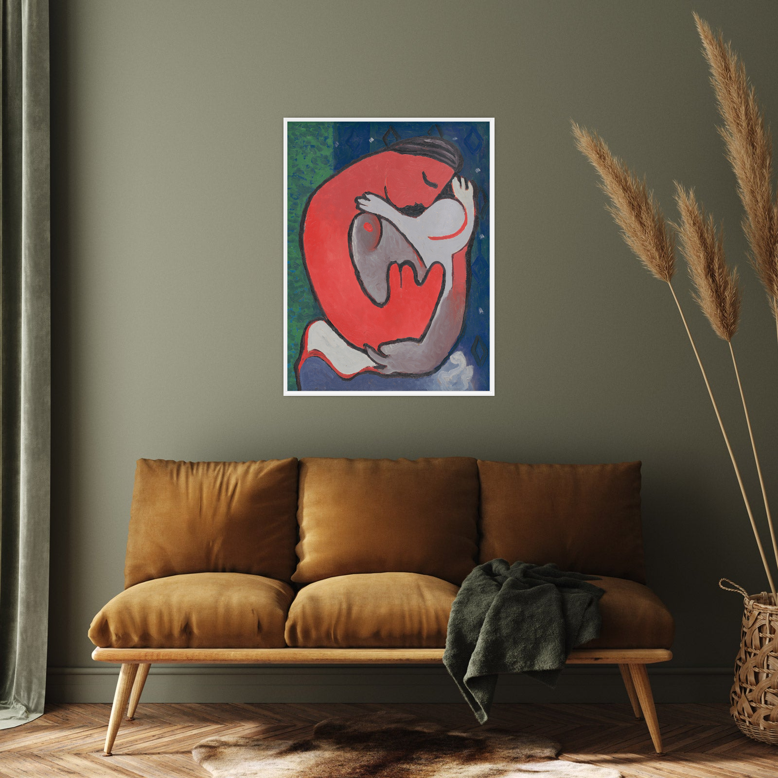 Umetnička slika ​Mother’s Embrace, Mikuláš Galanda na platnu - NS Canvas Shop