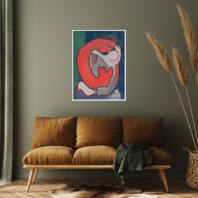 Umetnička slika ​Mother’s Embrace, Mikuláš Galanda na platnu - NS Canvas Shop