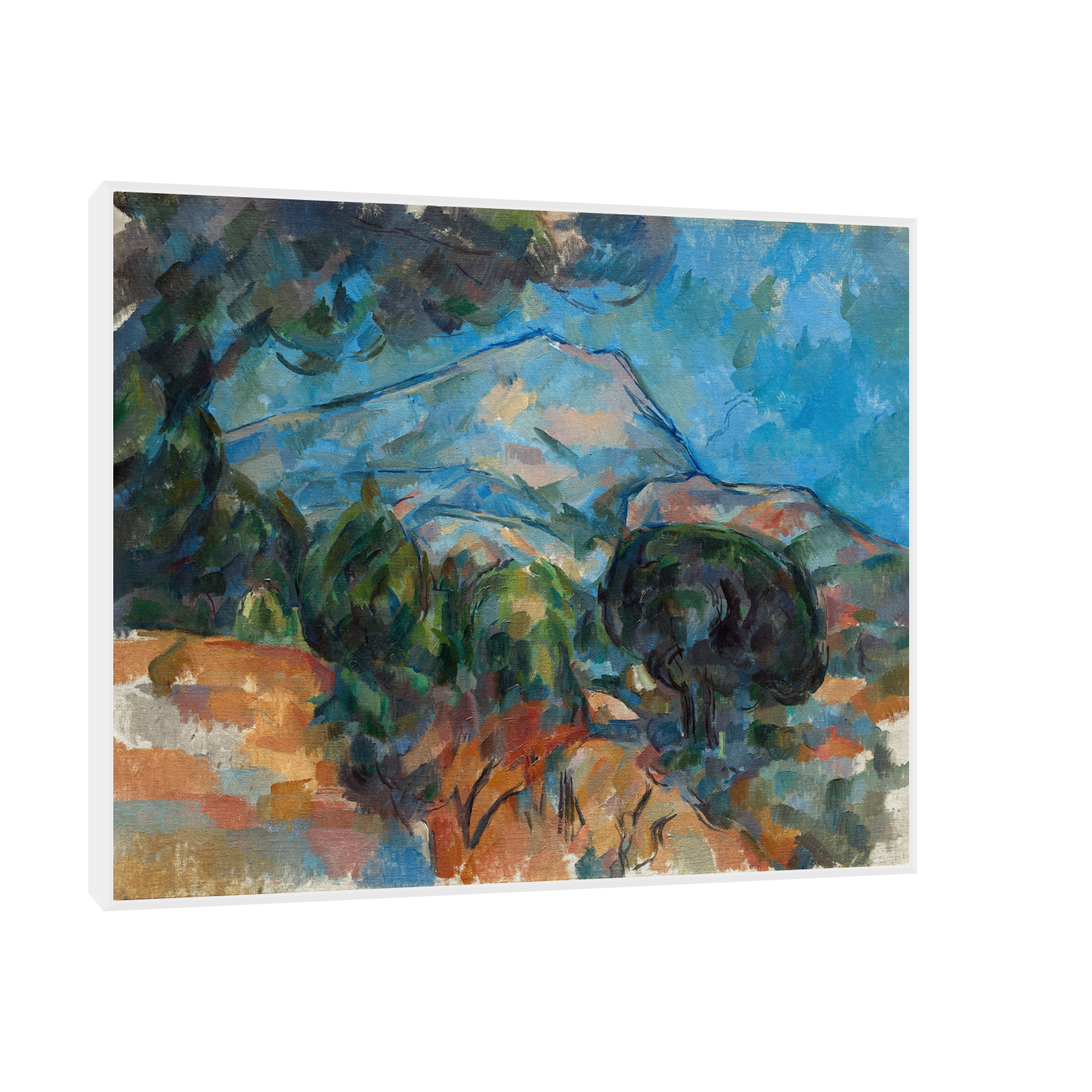 Umetnička slika ​Mount Sainte-Victoire, Paul Cézanne na platnu - NS Canvas Shop