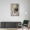 Umetnička slika ​Mreža Linija II na platnu - NS Canvas Shop