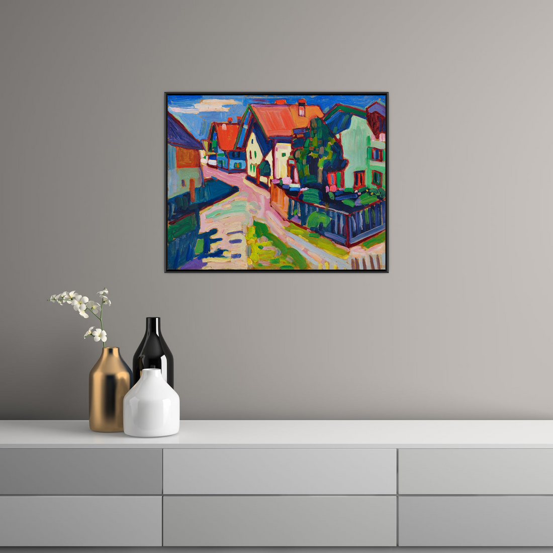 Umetnička slika ​Murnau, Wassily Kandinsky na platnu - NS Canvas Shop
