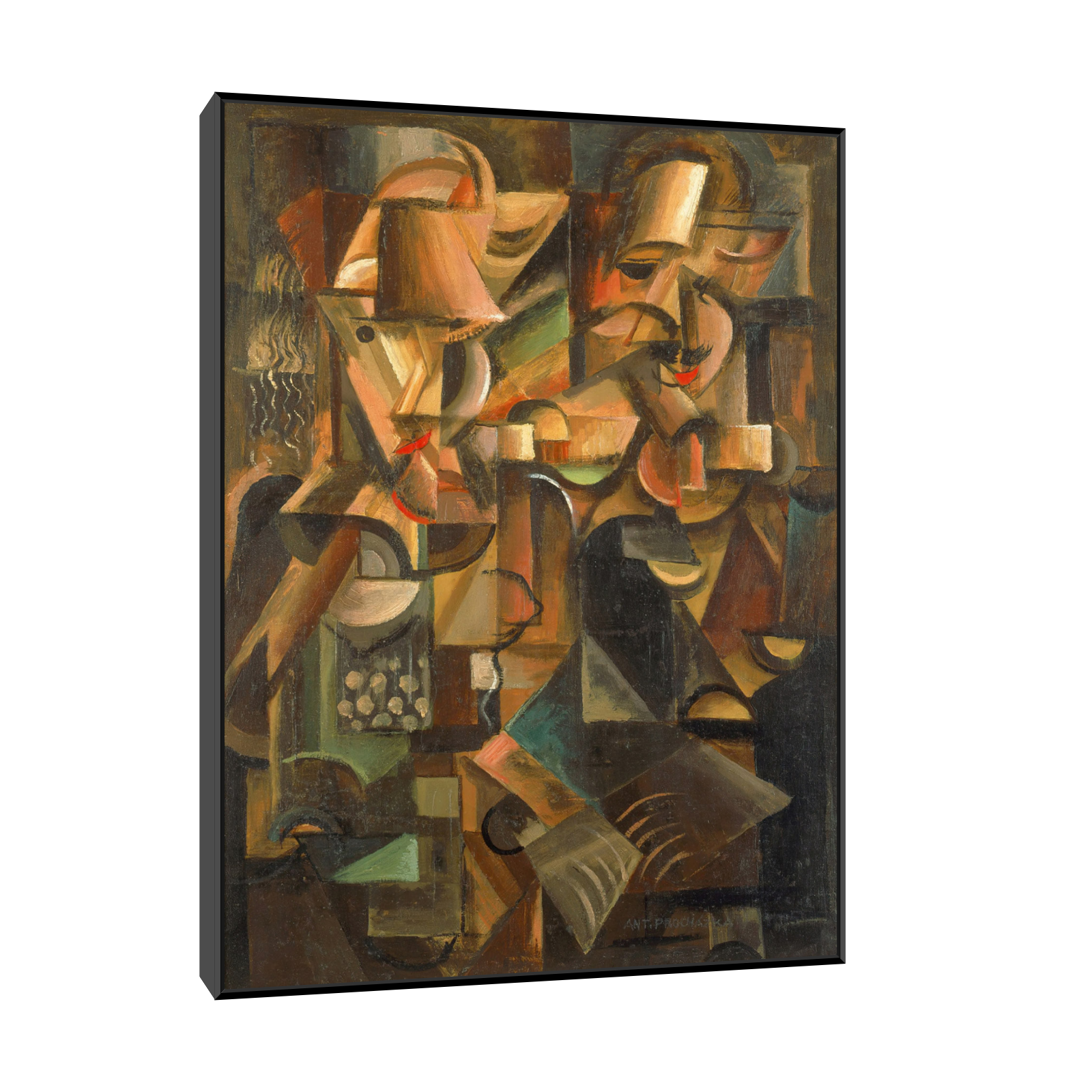 Umetnička slika ​Muž a žena, Antonin Procházka na platnu - NS Canvas Shop