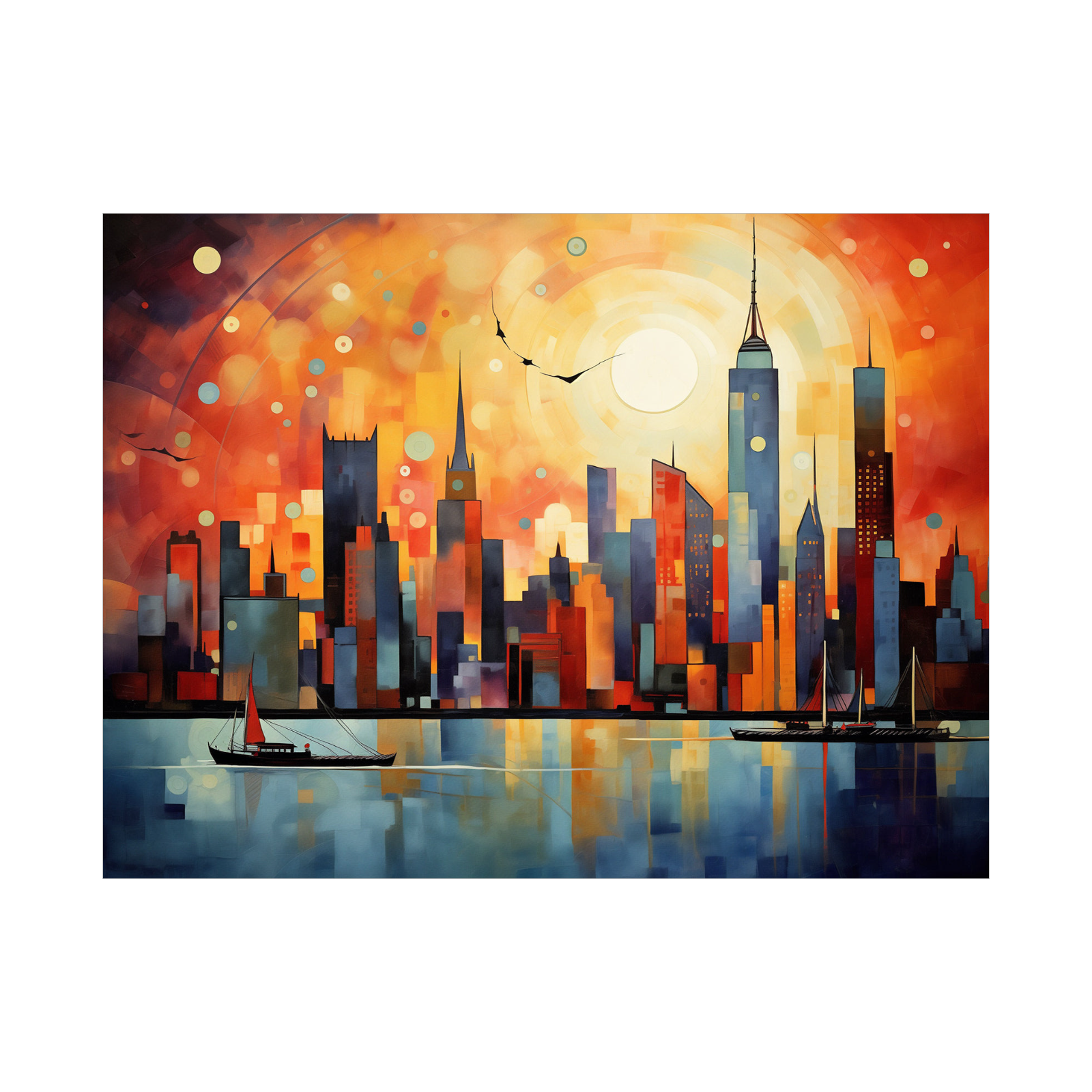 Umetnička slika ​New York II na platnu - NS Canvas Shop
