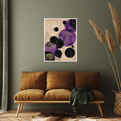 Umetnička slika ​Noć u gradu na platnu - NS Canvas Shop