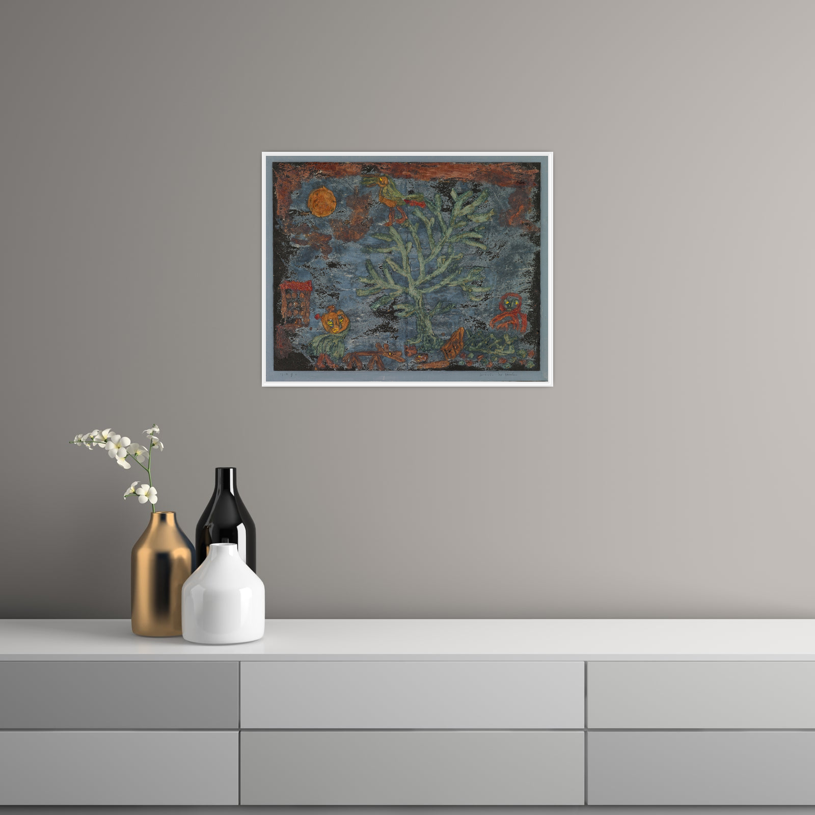 Umetnička slika ​Nordic Fairy Tale, Paul Klee na platnu - NS Canvas Shop