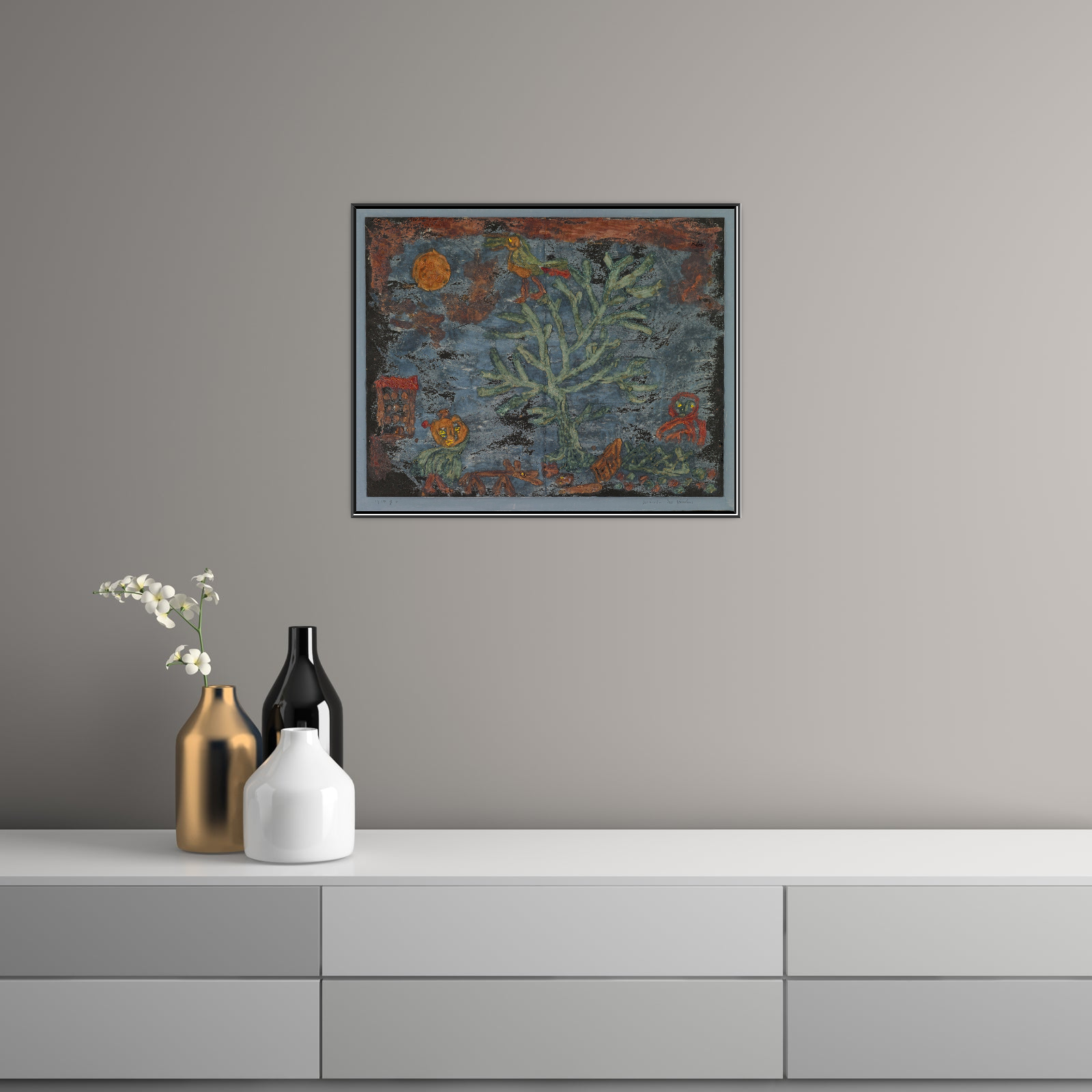 Umetnička slika ​Nordic Fairy Tale, Paul Klee na platnu - NS Canvas Shop