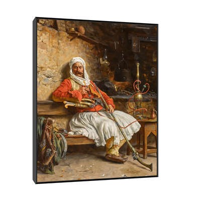 Umetnička slika ​Odmor bašibozuka, Paja Jovanović na platnu - NS Canvas Shop