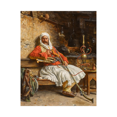Umetnička slika ​Odmor bašibozuka, Paja Jovanović na platnu - NS Canvas Shop