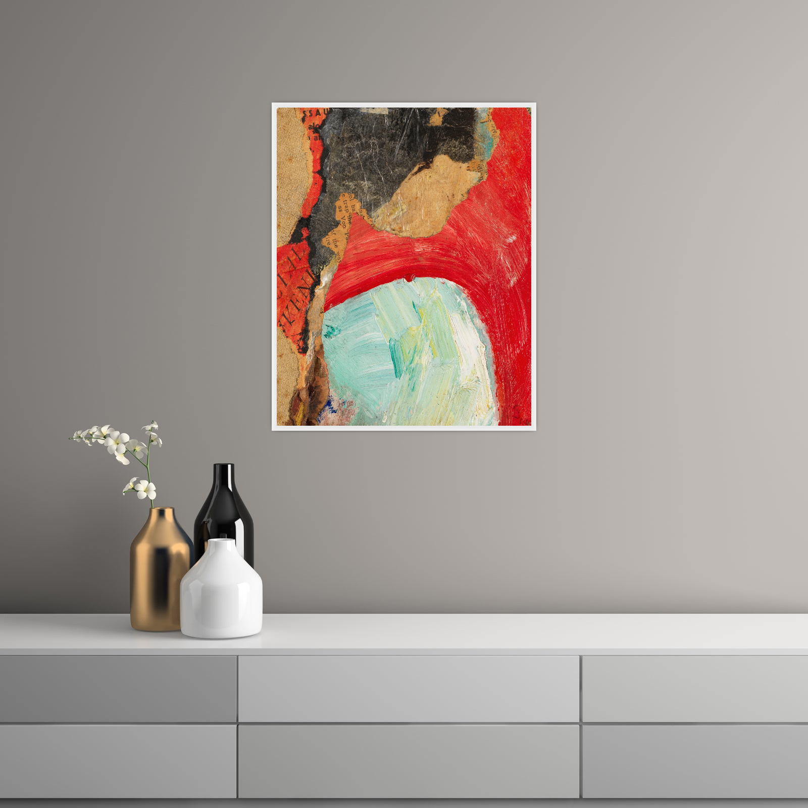 Umetnička slika ​Ohne Titel, Kurt Schwitters na platnu - NS Canvas Shop