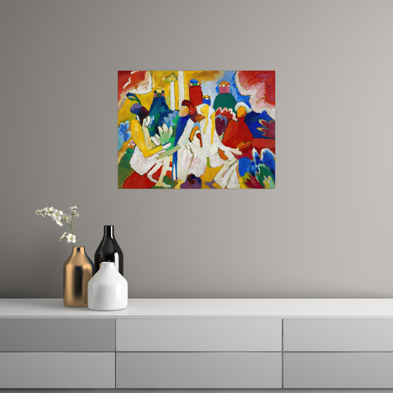 Umetnička slika ​Oriental, Wassily Kandinsky na platnu - NS Canvas Shop
