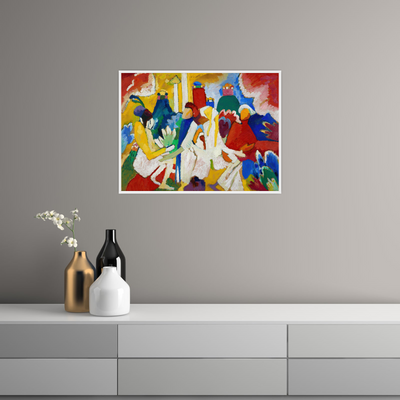 Umetnička slika ​Oriental, Wassily Kandinsky na platnu - NS Canvas Shop