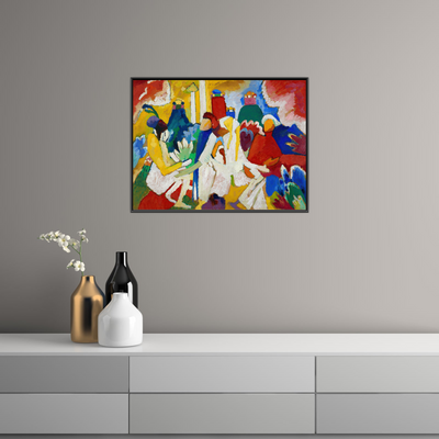 Umetnička slika ​Oriental, Wassily Kandinsky na platnu - NS Canvas Shop