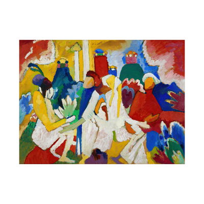 Umetnička slika ​Oriental, Wassily Kandinsky na platnu - NS Canvas Shop