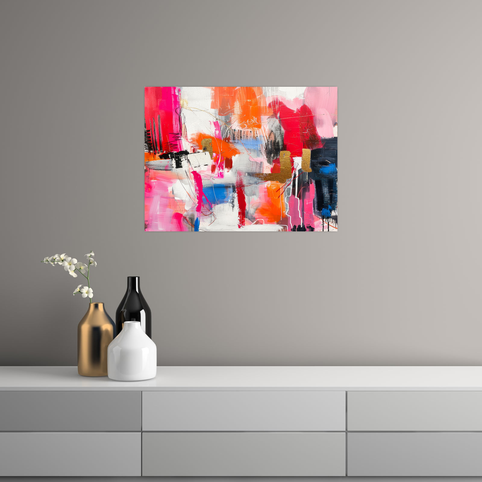 Umetnička slika ​Osećaji u pokretu na platnu - NS Canvas Shop