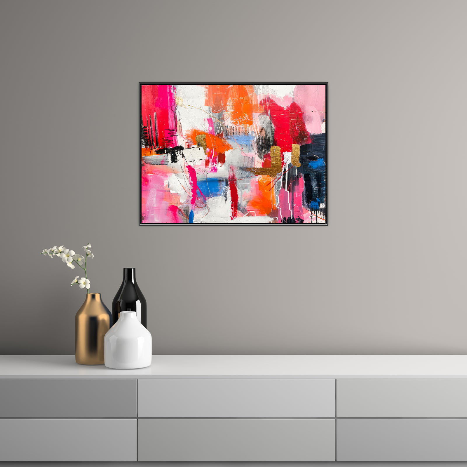 Umetnička slika ​Osećaji u pokretu na platnu - NS Canvas Shop