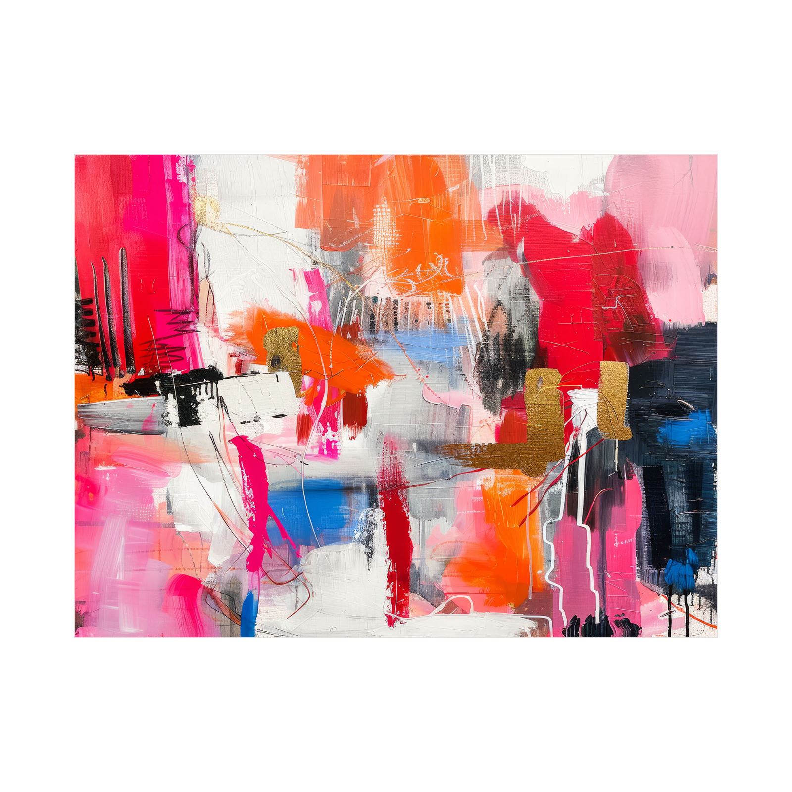 Umetnička slika ​Osećaji u pokretu na platnu - NS Canvas Shop