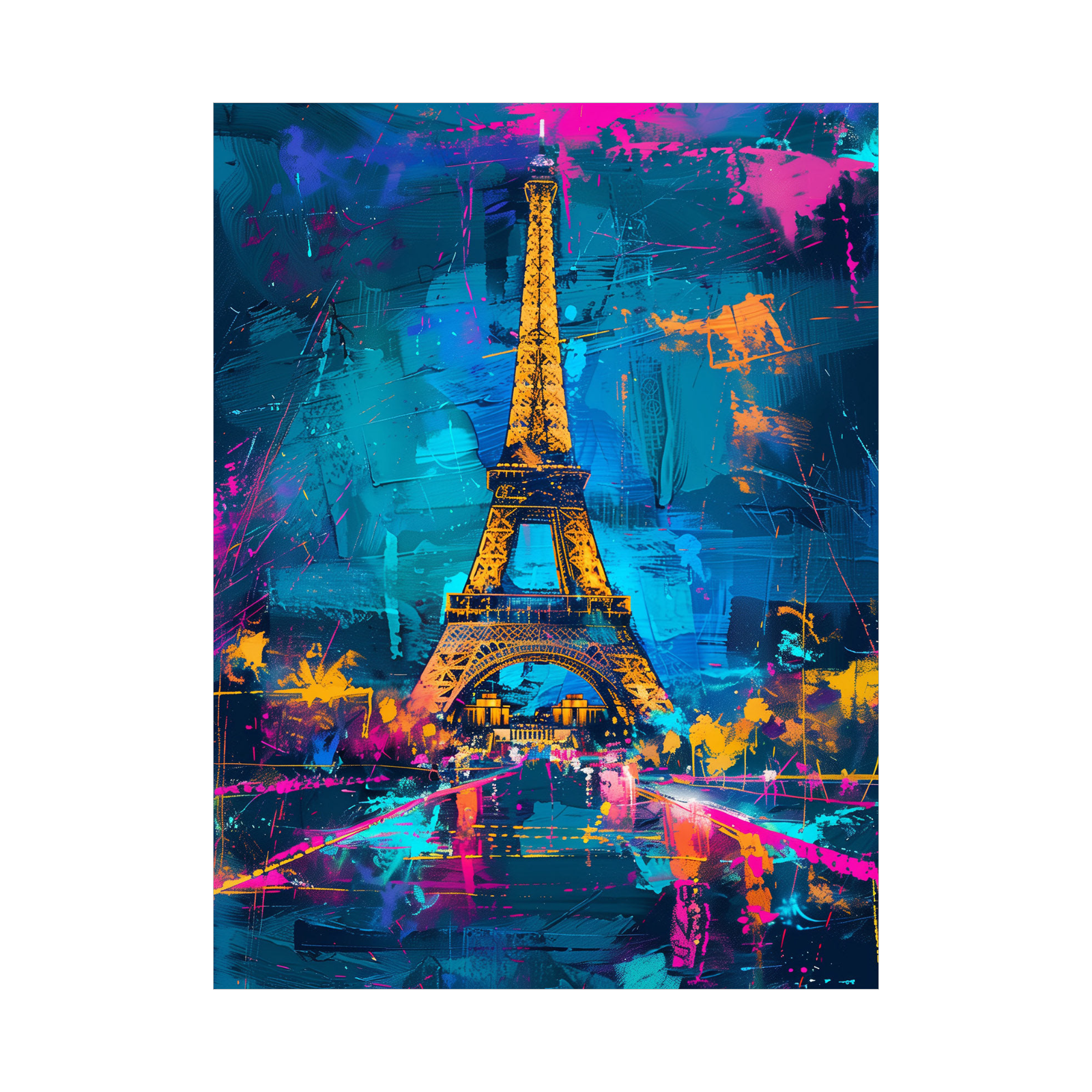 Umetnička slika ​Paris na platnu - NS Canvas Shop