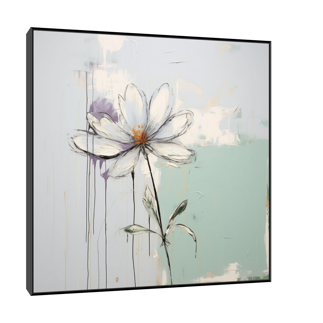 Umetnička slika ​Pastelni cvet na platnu - NS Canvas Shop