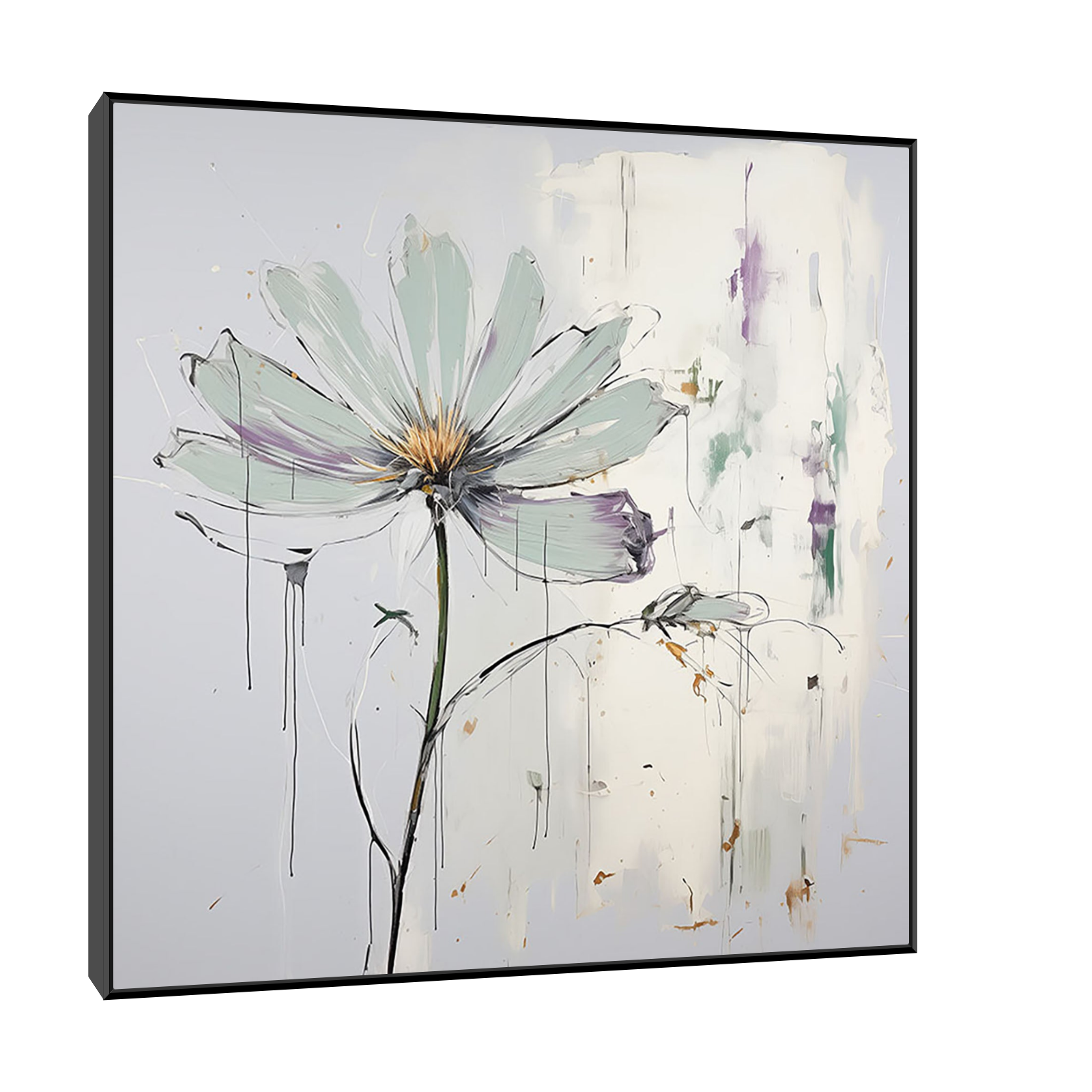 Umetnička slika ​Pastelni cvet II na platnu - NS Canvas Shop