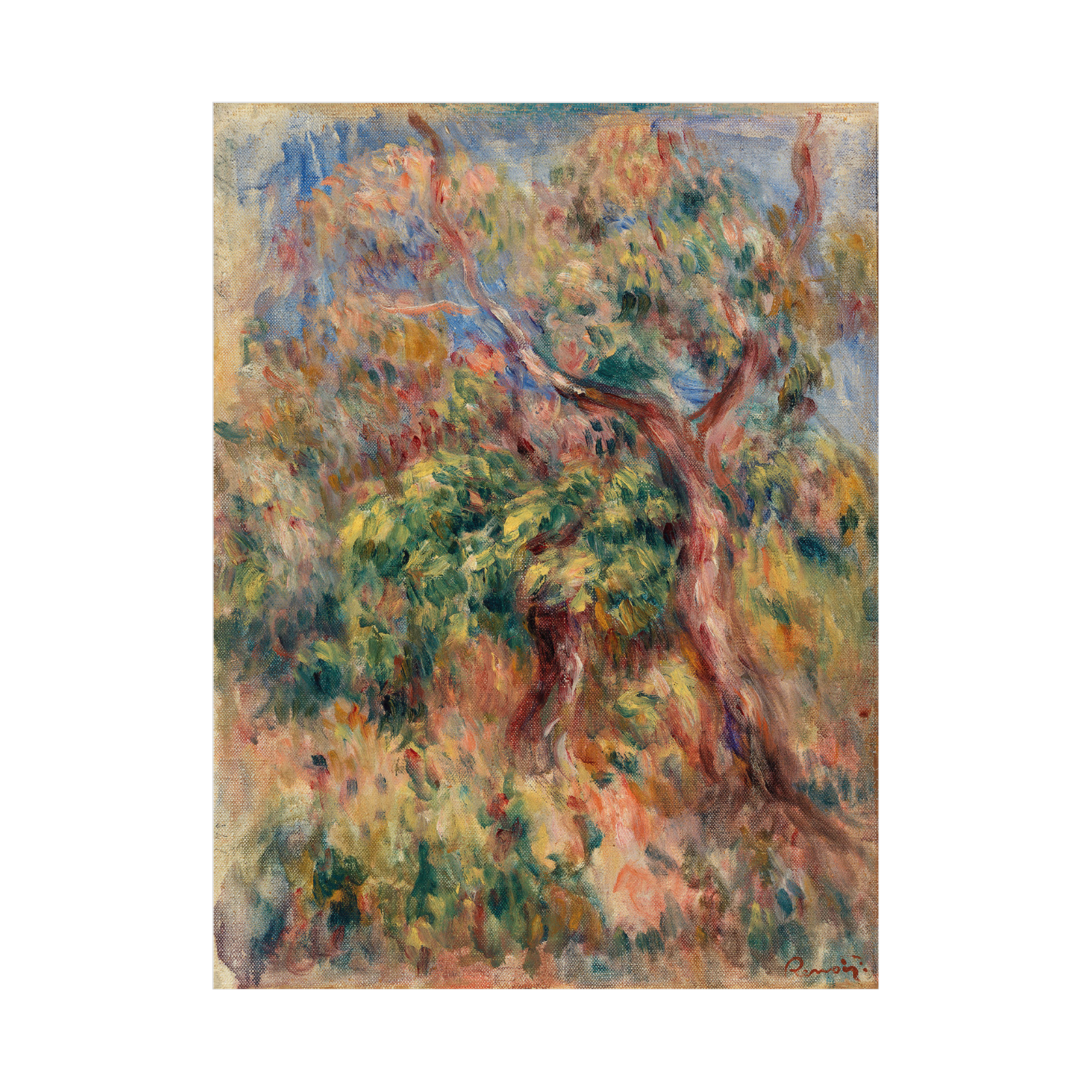 Umetnička slika ​Paysage, Pierre-Auguste Renoir na platnu - NS Canvas Shop