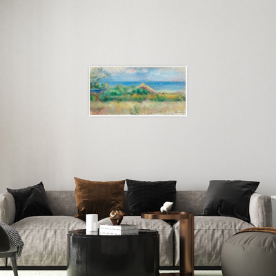 Umetnička slika ​Paysage avec fond de mer, Pierre-Auguste Renoir na platnu - NS Canvas Shop