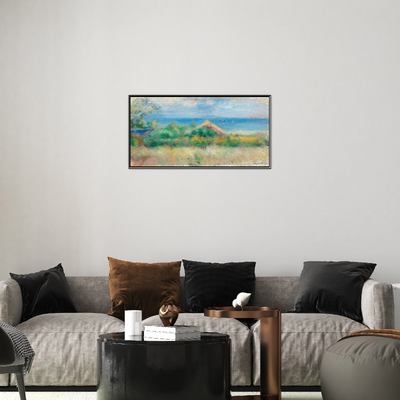 Umetnička slika ​Paysage avec fond de mer, Pierre-Auguste Renoir na platnu - NS Canvas Shop