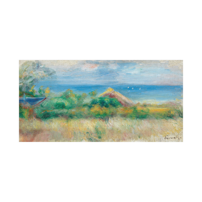 Umetnička slika ​Paysage avec fond de mer, Pierre-Auguste Renoir na platnu - NS Canvas Shop