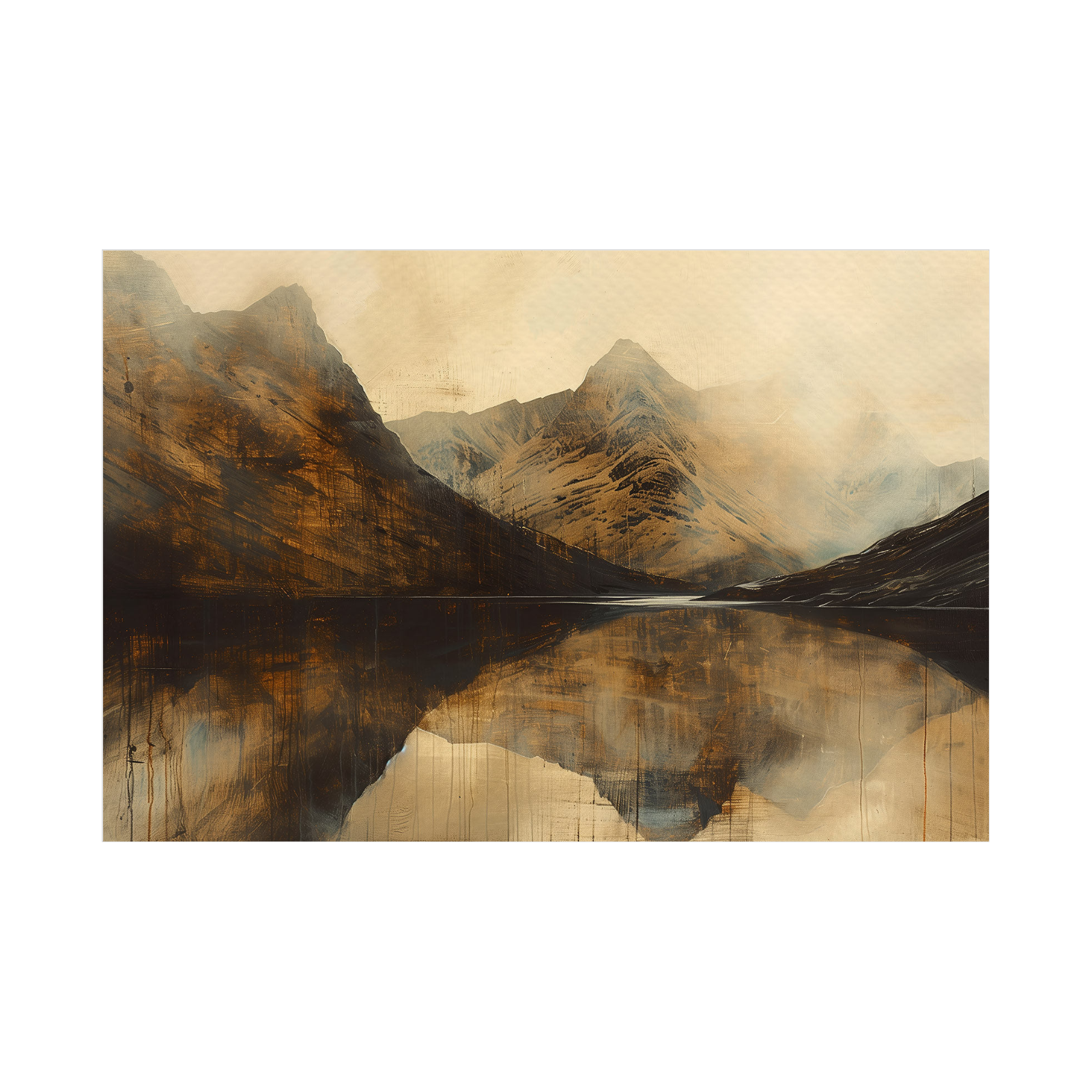 Umetnička slika ​Planina II na platnu - NS Canvas Shop