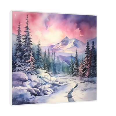 Umetnička slika ​Planinski pejzaž na platnu - NS Canvas Shop