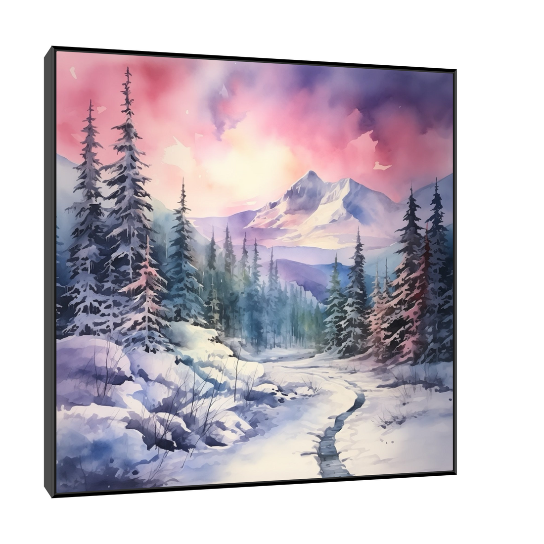 Umetnička slika ​Planinski pejzaž na platnu - NS Canvas Shop