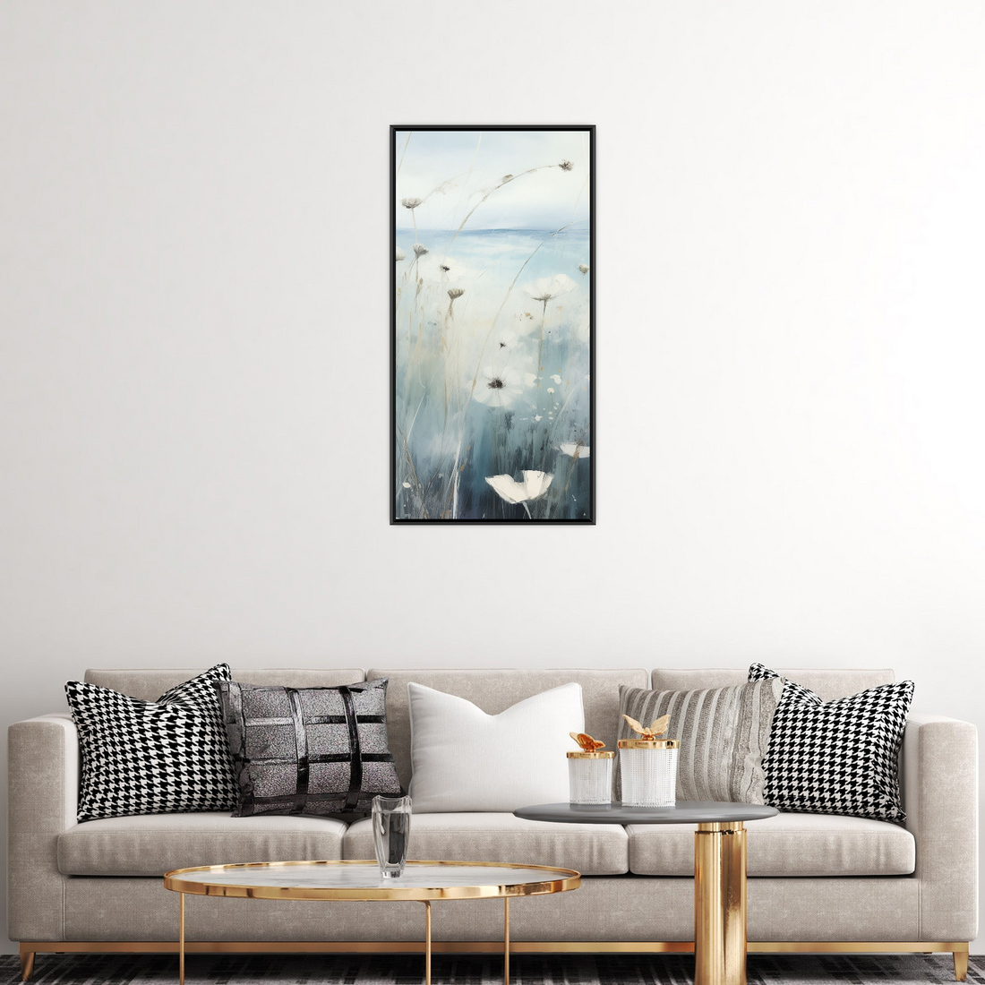 Umetnička slika ​Plava harmonija II na platnu - NS Canvas Shop