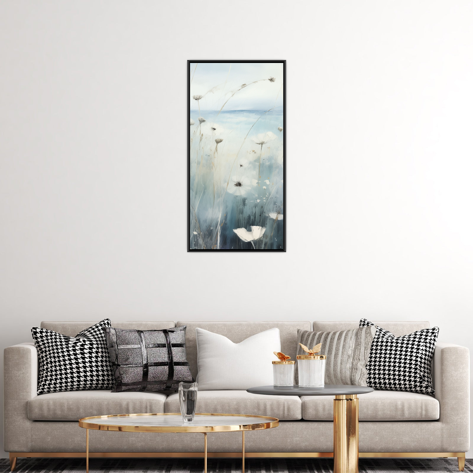 Umetnička slika ​Plava harmonija II na platnu - NS Canvas Shop