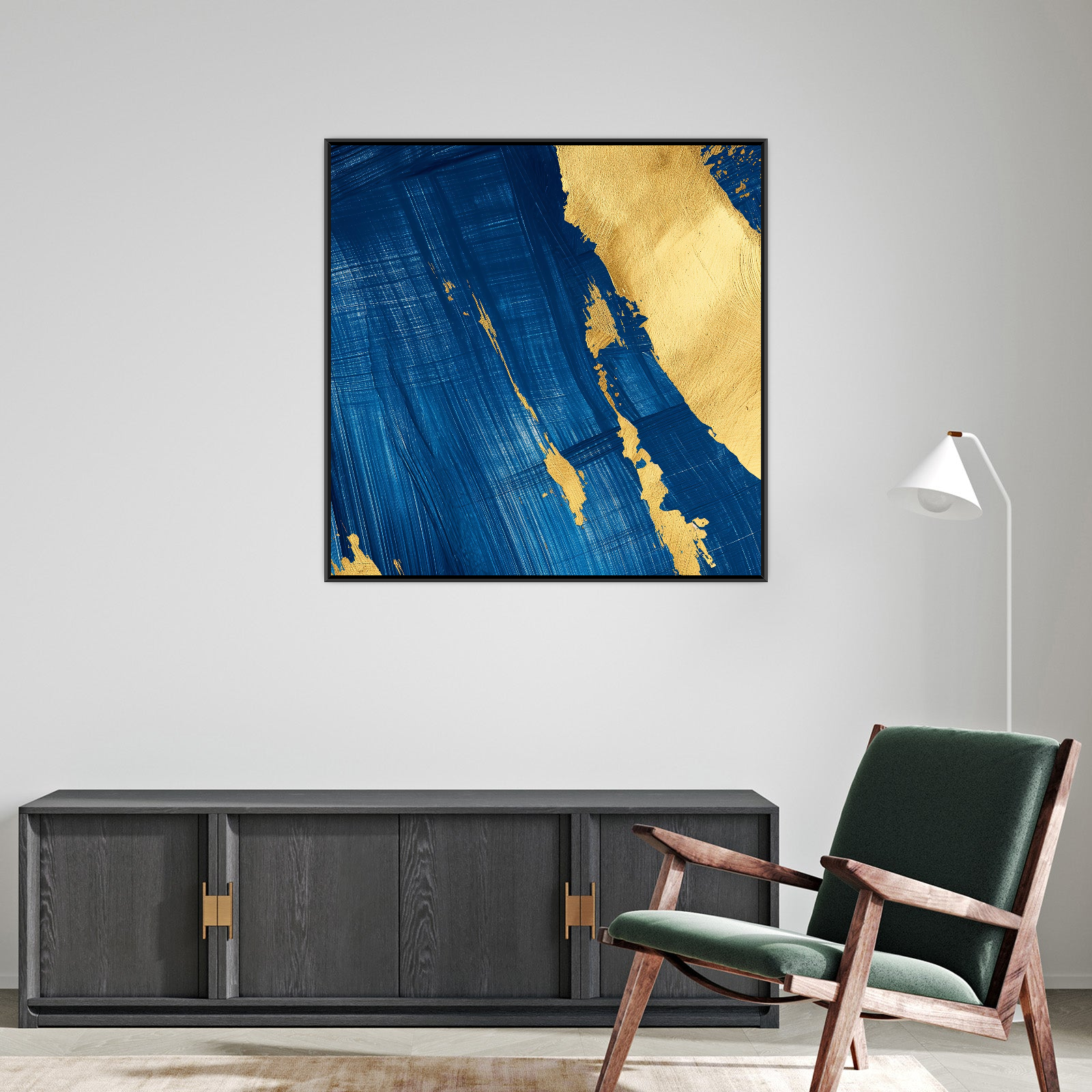 Umetnička slika ​Plava mašta II na platnu - NS Canvas Shop