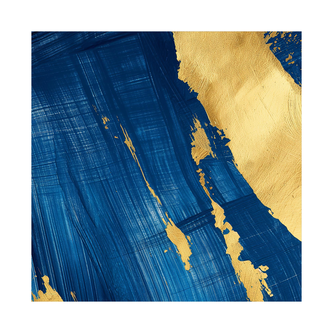 Umetnička slika ​Plava mašta II na platnu - NS Canvas Shop