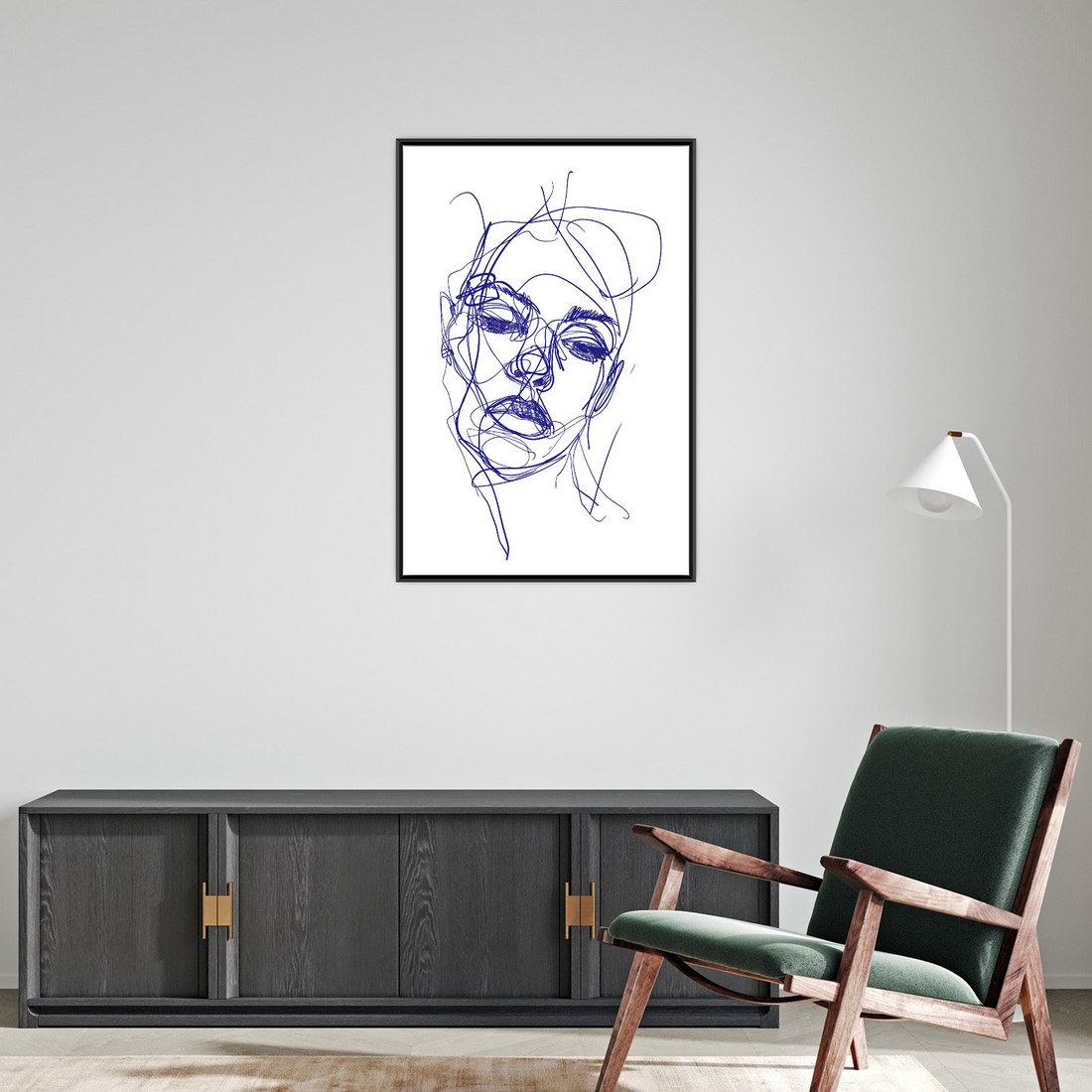 Umetnička slika ​Plavi San na platnu - NS Canvas Shop
