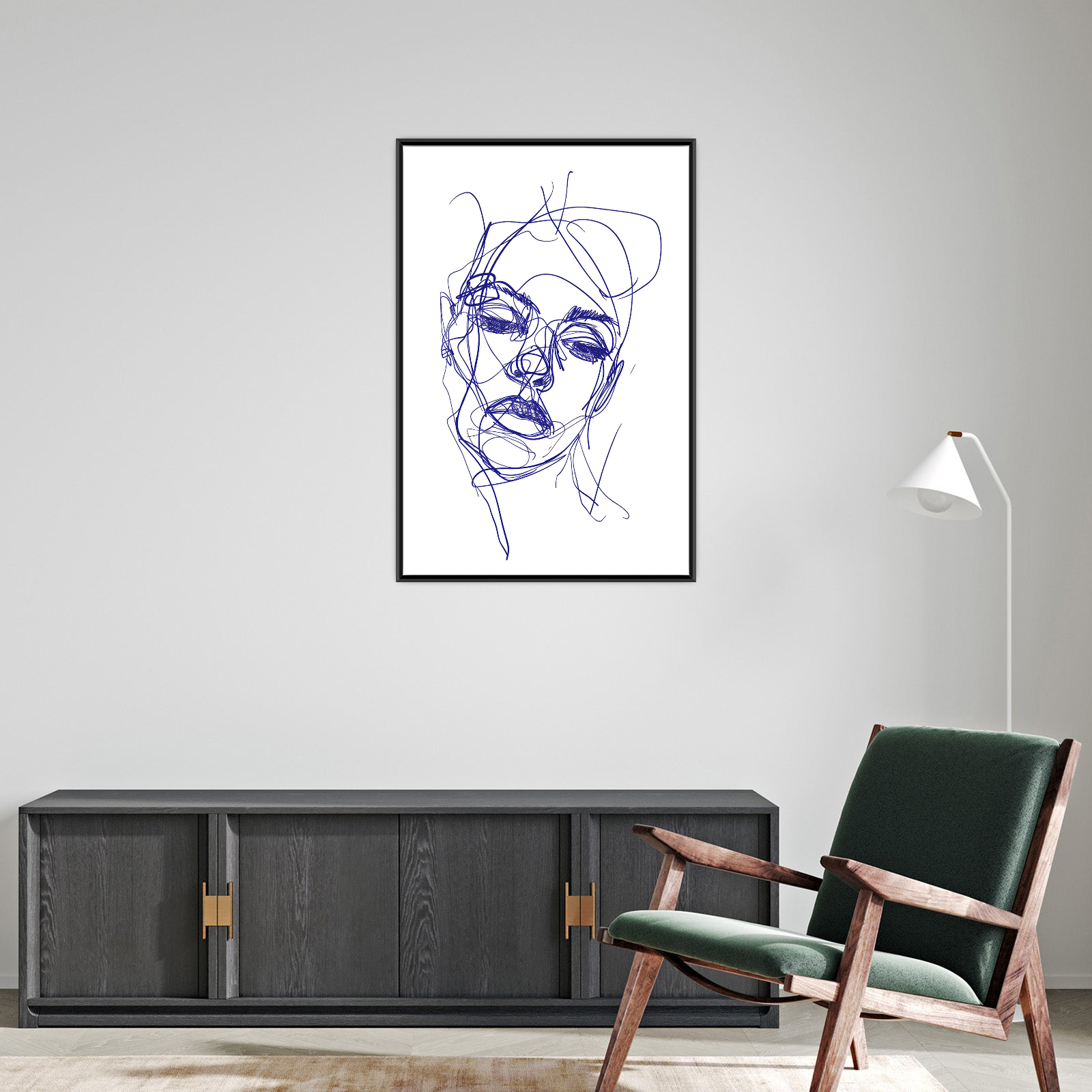 Umetnička slika ​Plavi San na platnu - NS Canvas Shop