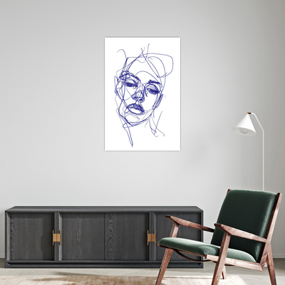 Umetnička slika ​Plavi San na platnu - NS Canvas Shop