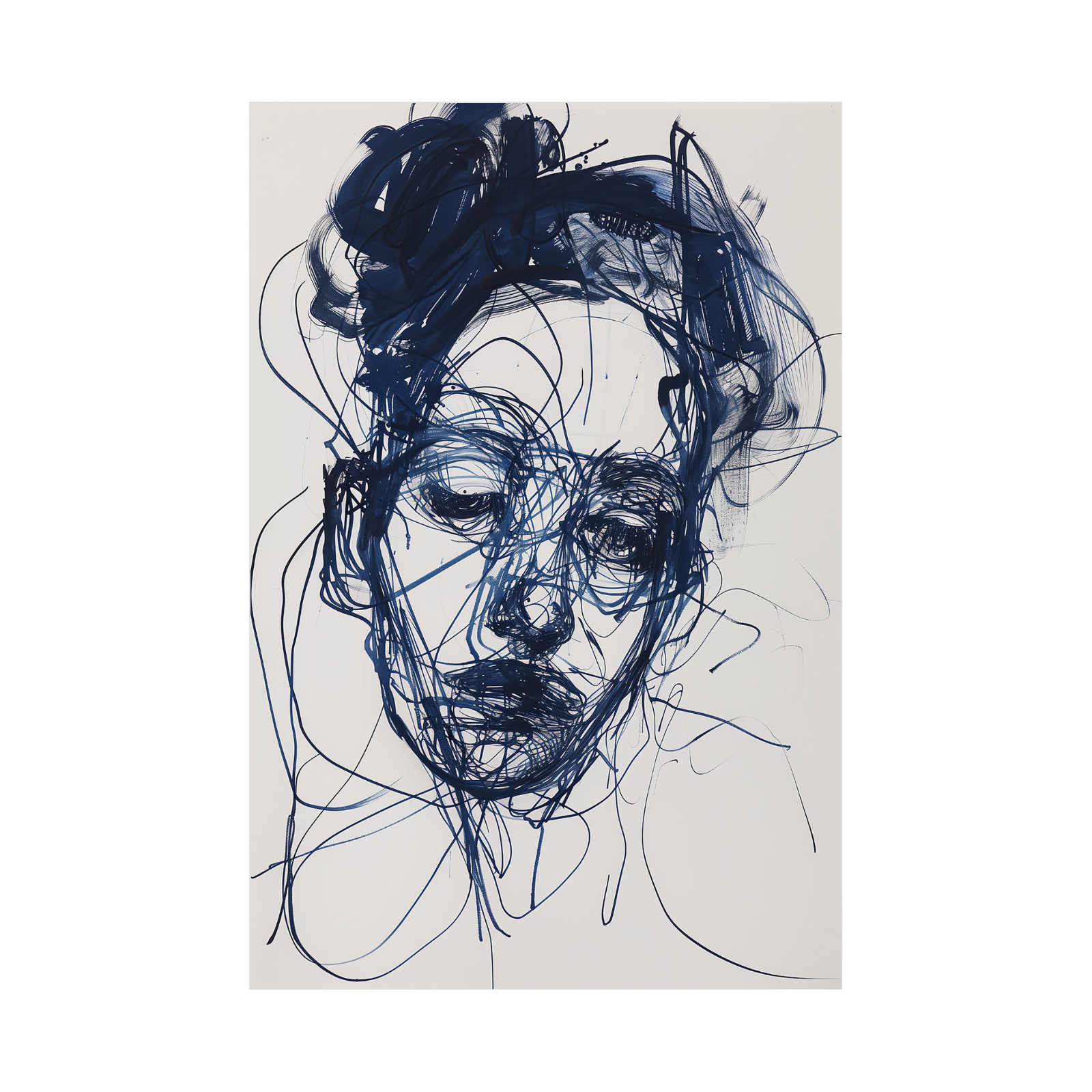 Umetnička slika ​Plavi San II na platnu - NS Canvas Shop