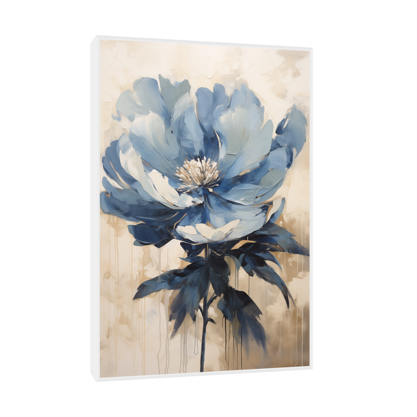 Umetnička slika ​Plavi cvet  II na platnu - NS Canvas Shop