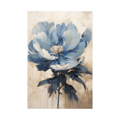 Umetnička slika ​Plavi cvet  II na platnu - NS Canvas Shop